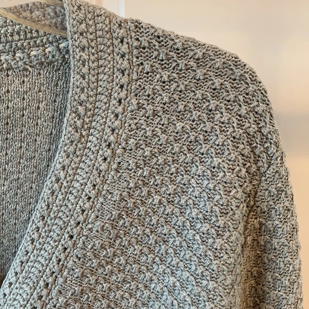 Appleseed's Knit Button Down Gray Cardigan Sweater NWT - Picture 2 of 10